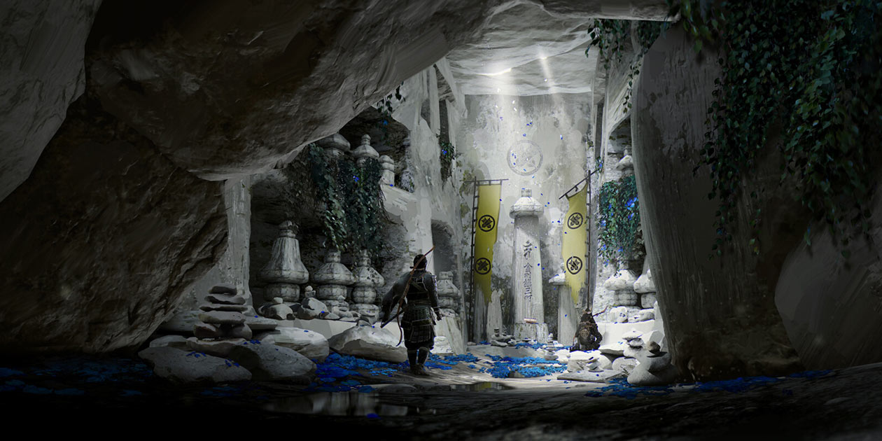 Hidden Tomb Nagao Concept Art from Ghost of Tsushima