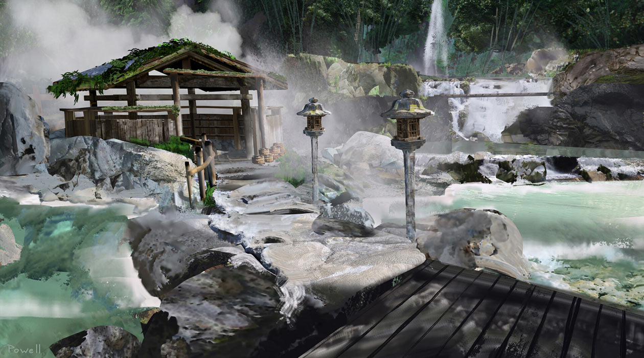 Hiyoshi Gazebo Concept Art from Ghost of Tsushima