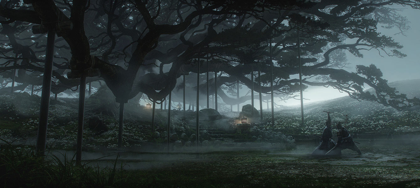 Honor Duel Concept Art from Ghost of Tsushima