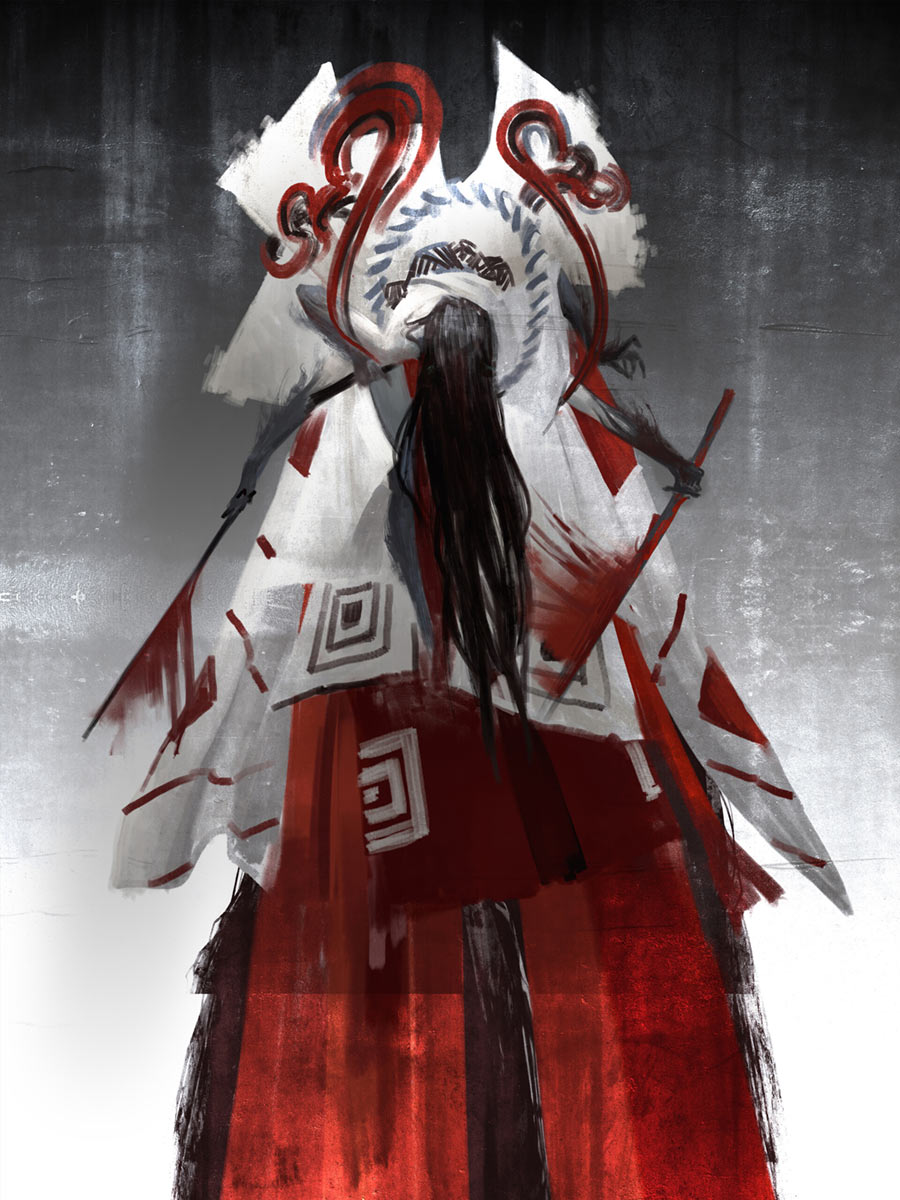 Iyo Concept Art from Ghost of Tsushima