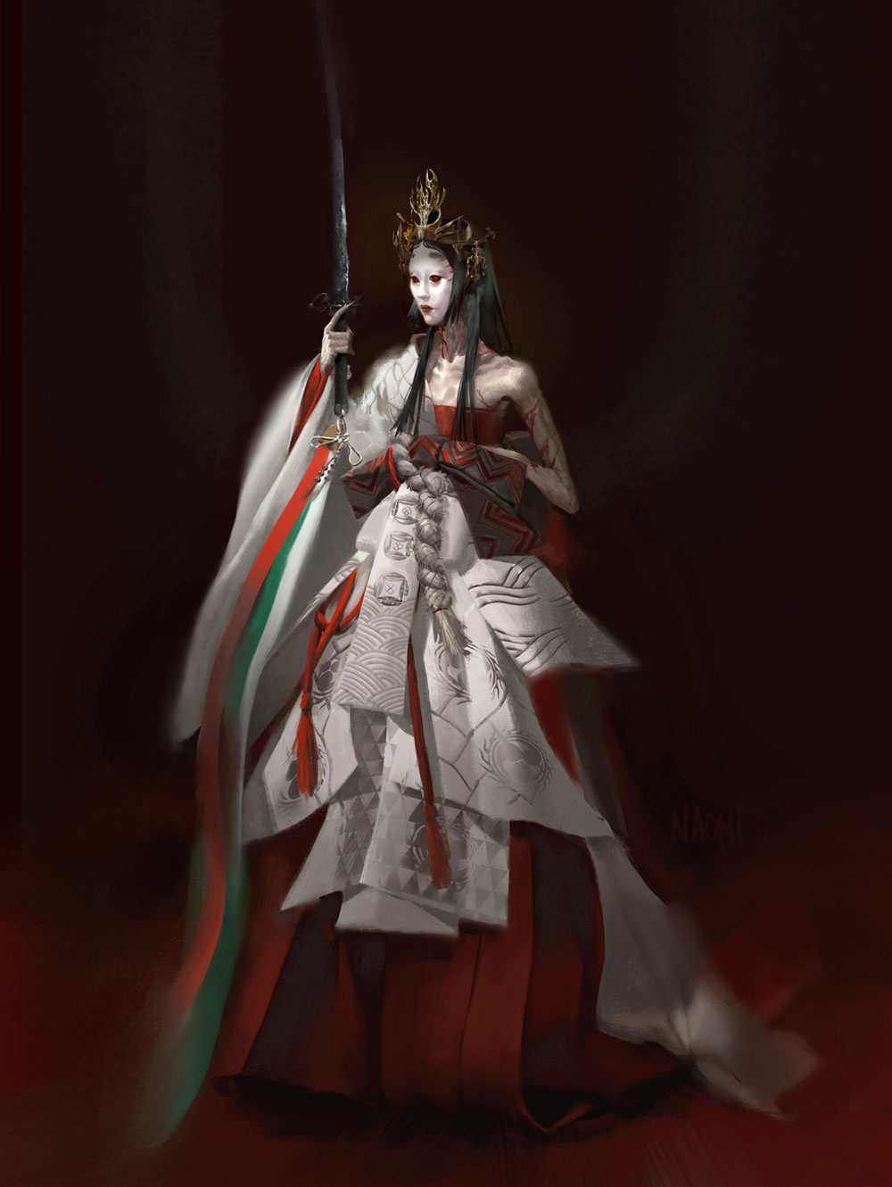 Iyo Early Design from Ghost of Tsushima