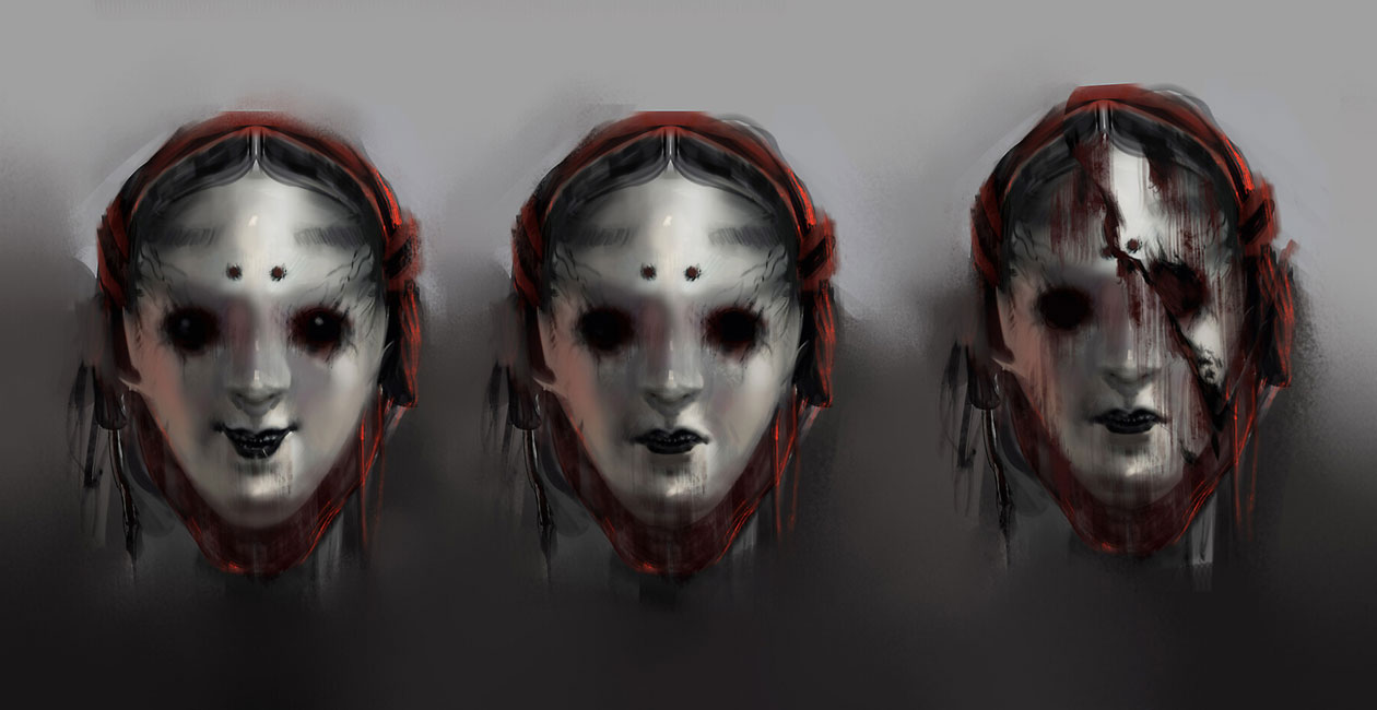 Iyo Face Art from Ghost of Tsushima