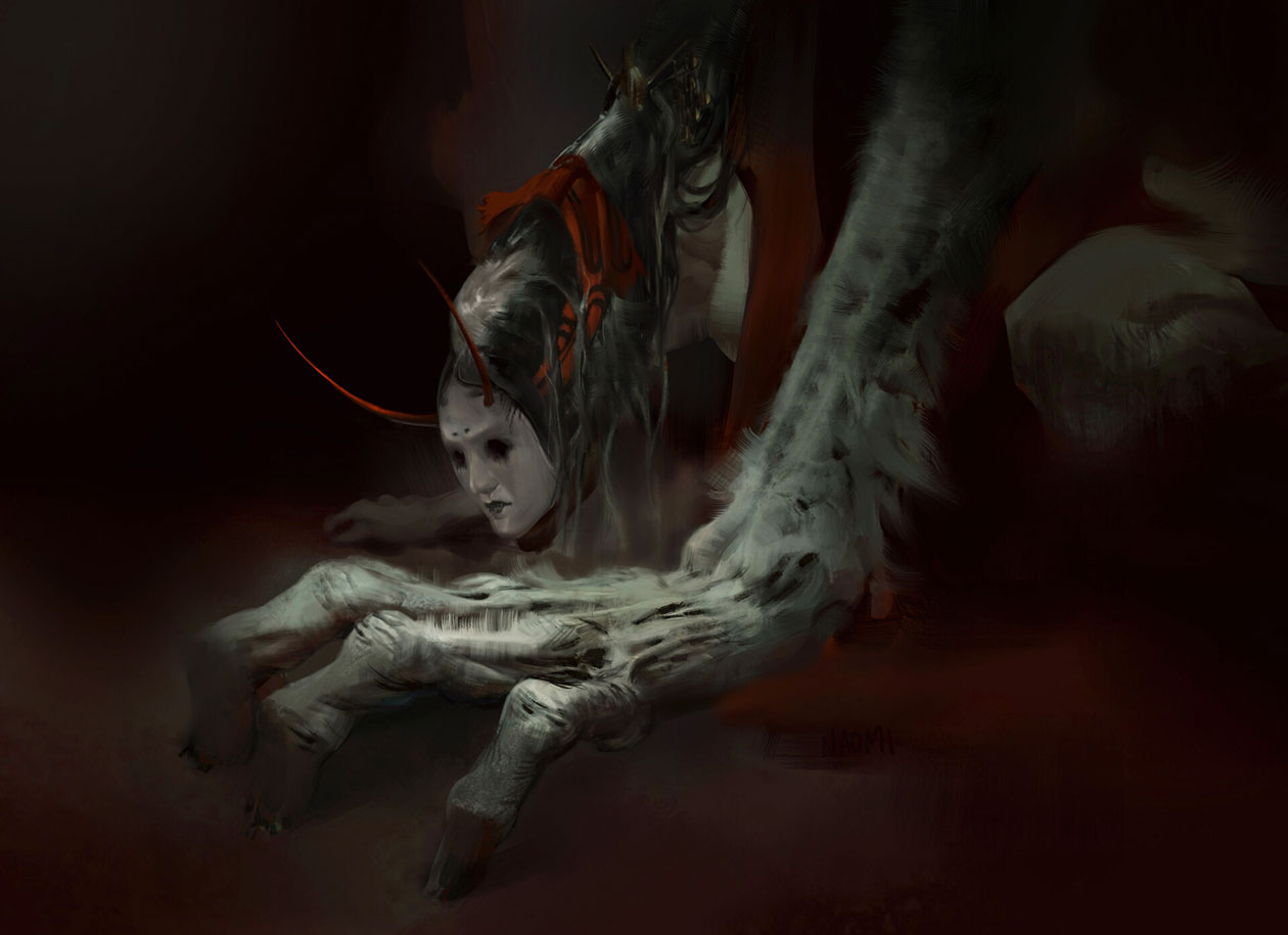 Large Iyo Concept Art from Ghost of Tsushima