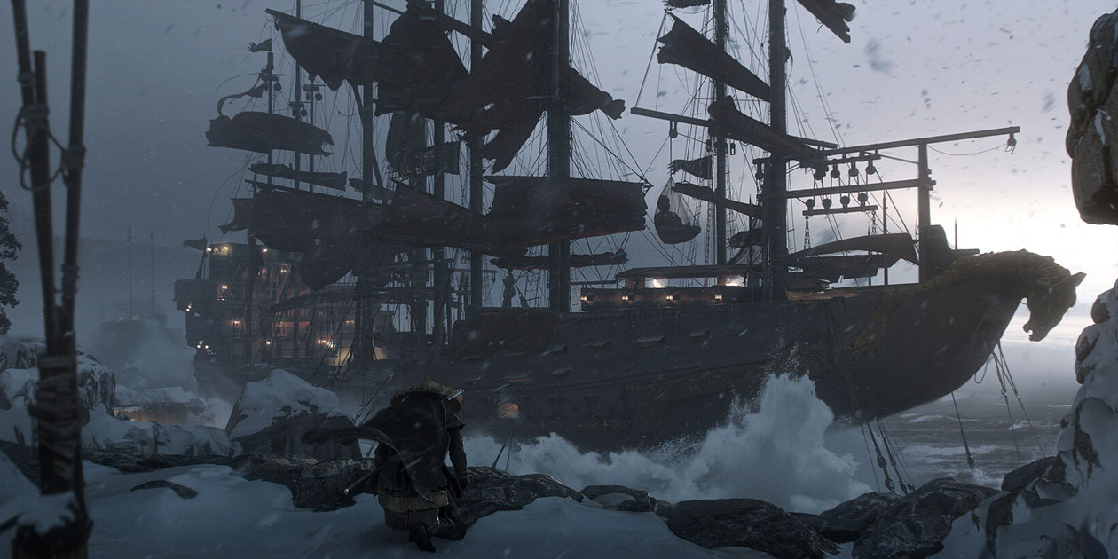 Khan Boat Art from Ghost of Tsushima