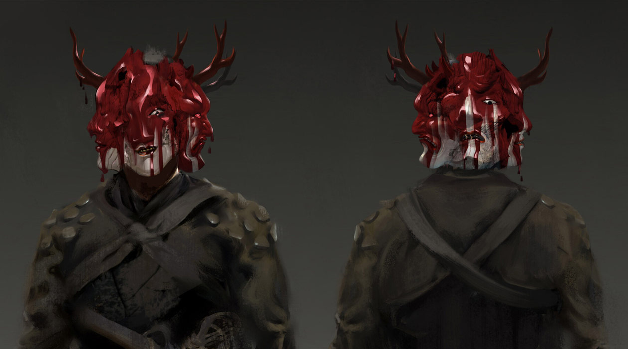 Many Face Art from Ghost of Tsushima