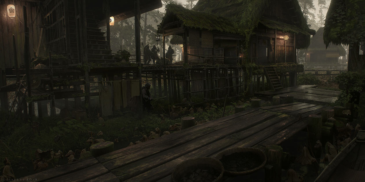 Nii Farmstead Art from Ghost of Tsushima