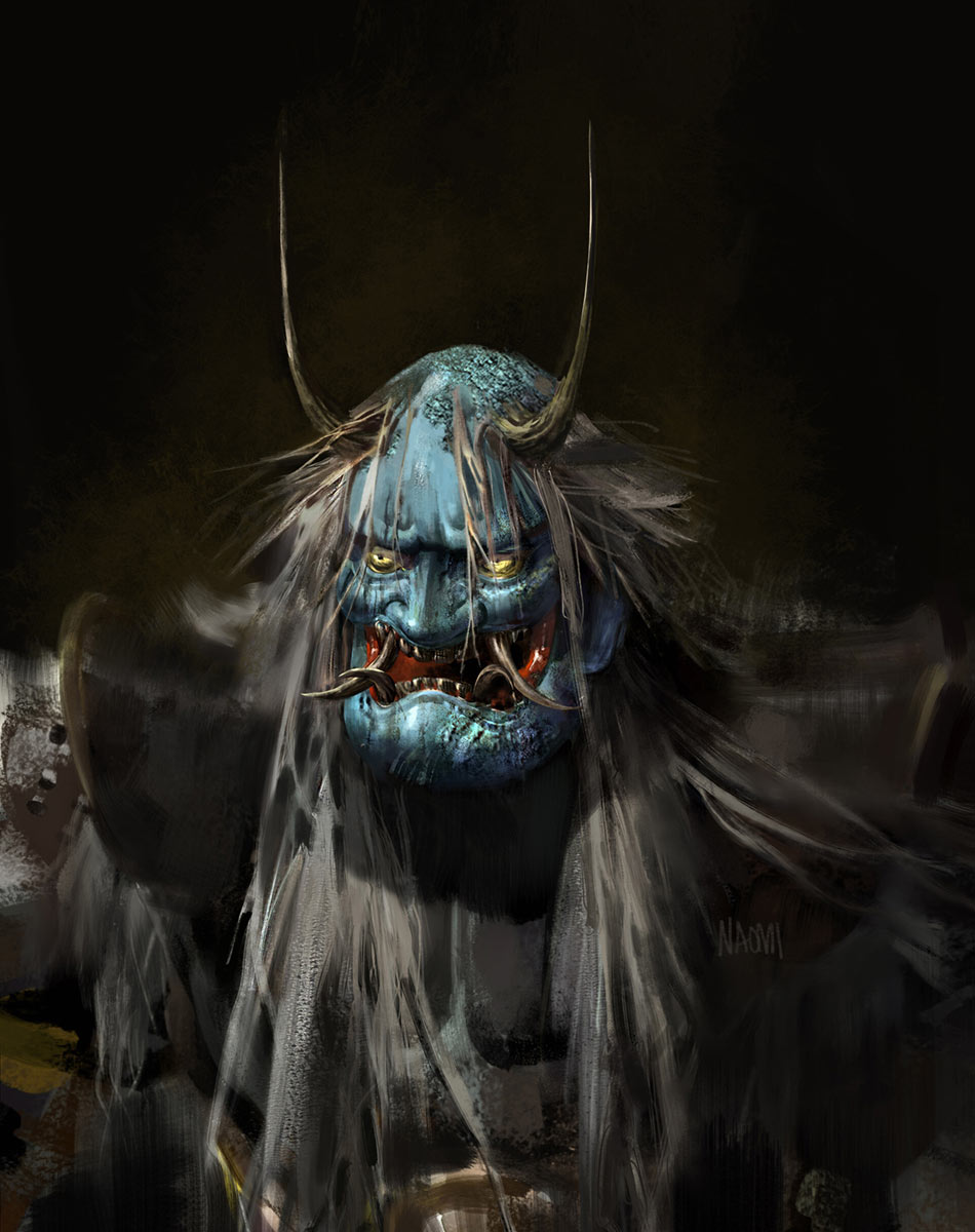Oni Heavy Art from Ghost of Tsushima