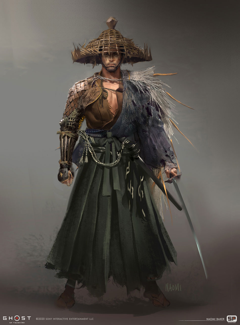 Ryuzo Art from Ghost of Tsushima