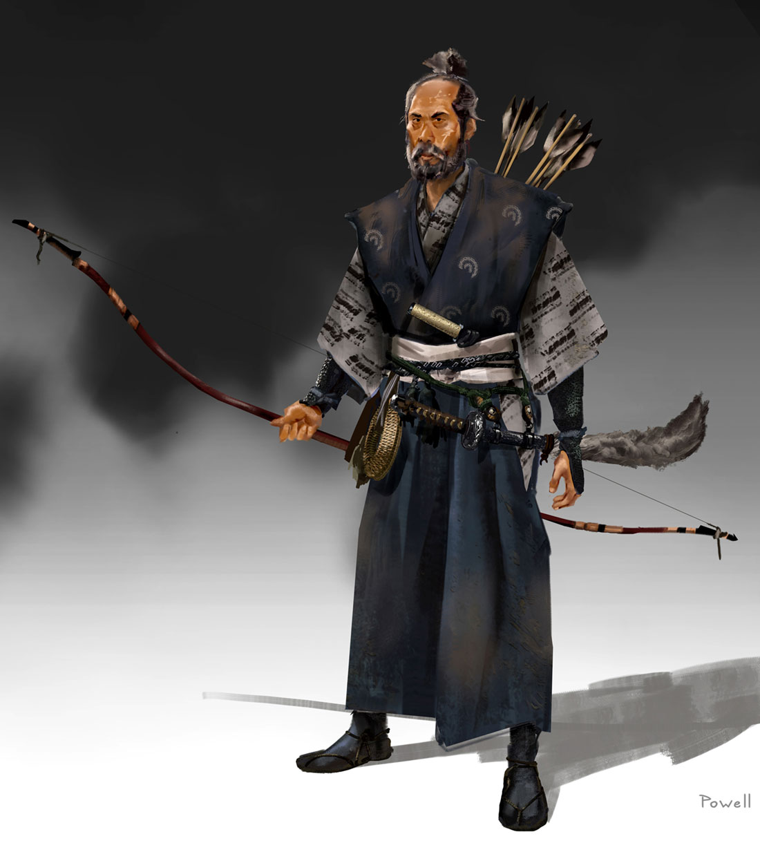 Sensei Ishikawa Art from Ghost of Tsushima