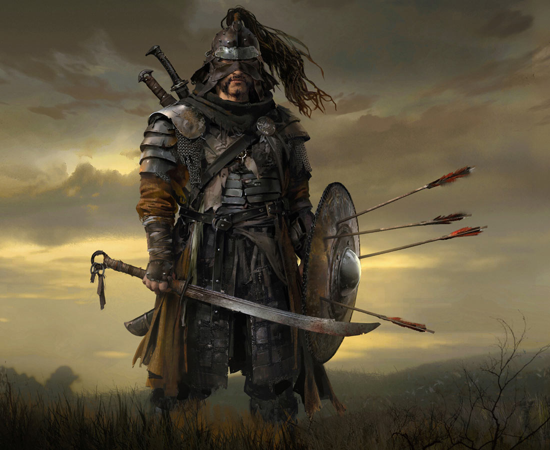 Shield Mongol Rank 2 Art from Ghost of Tsushima