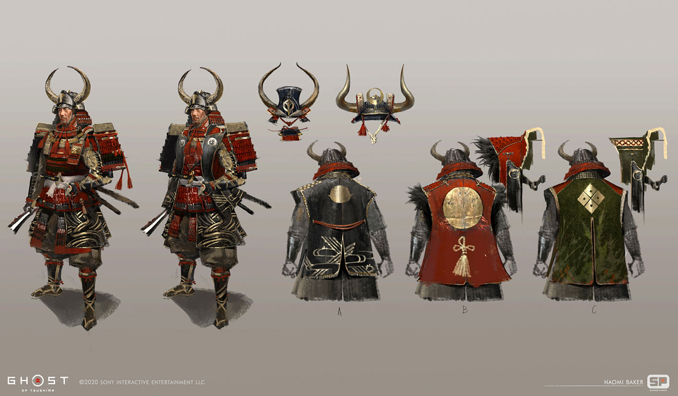 Shimura's Armor Design from Ghost of Tsushima