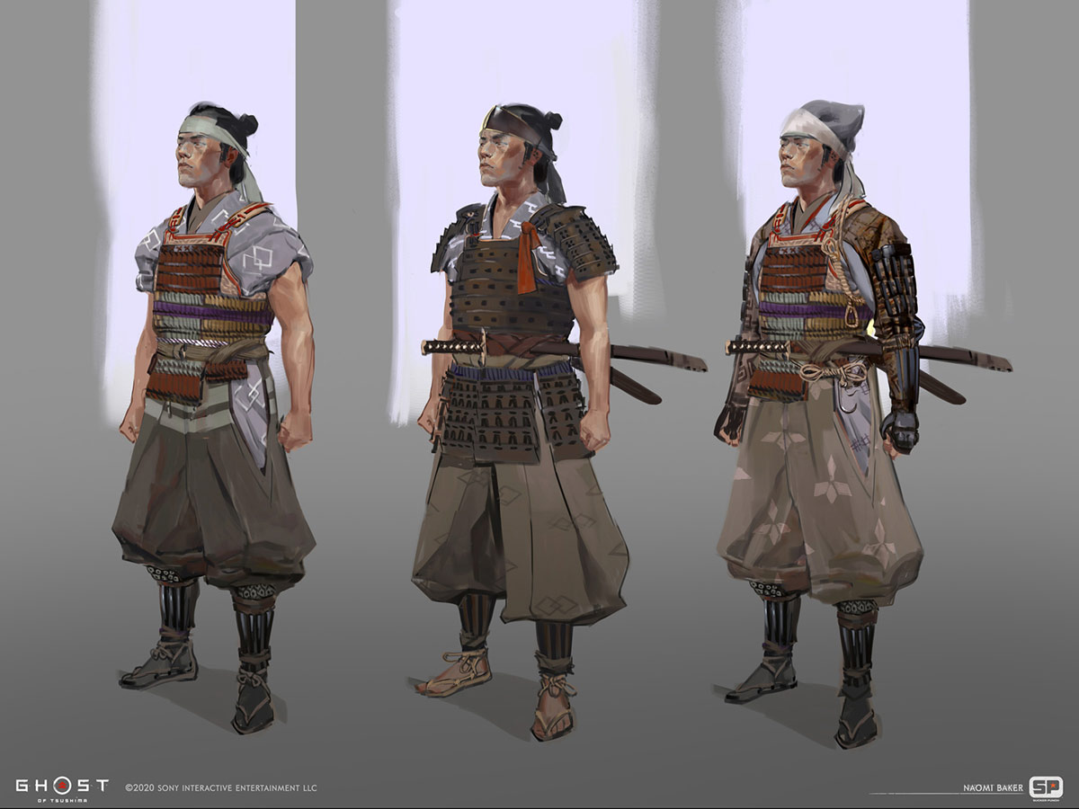 Shimura Army Art from Ghost of Tsushima