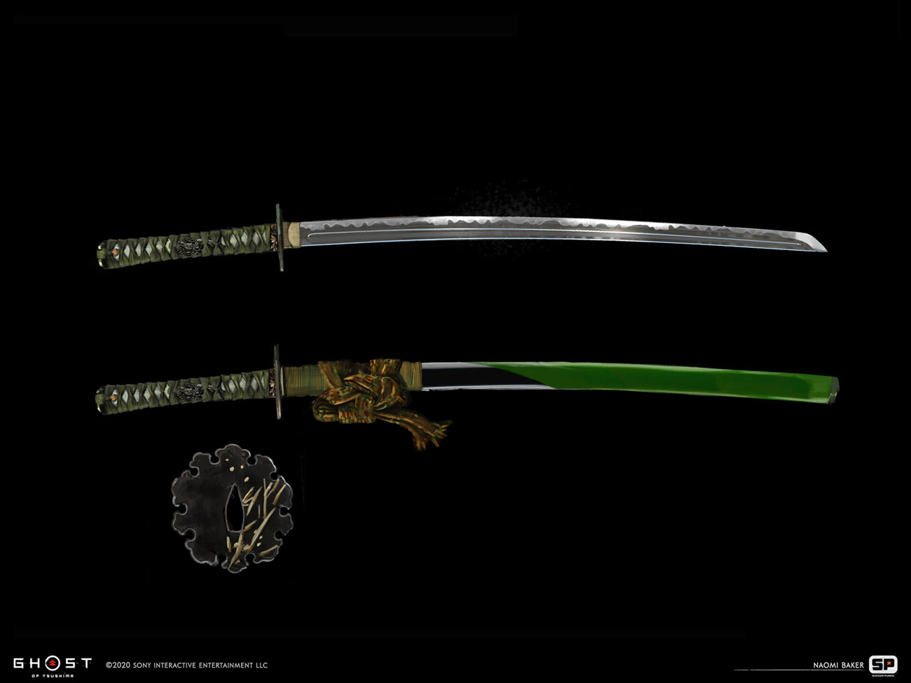 Spring Bamboo Art from Ghost of Tsushima