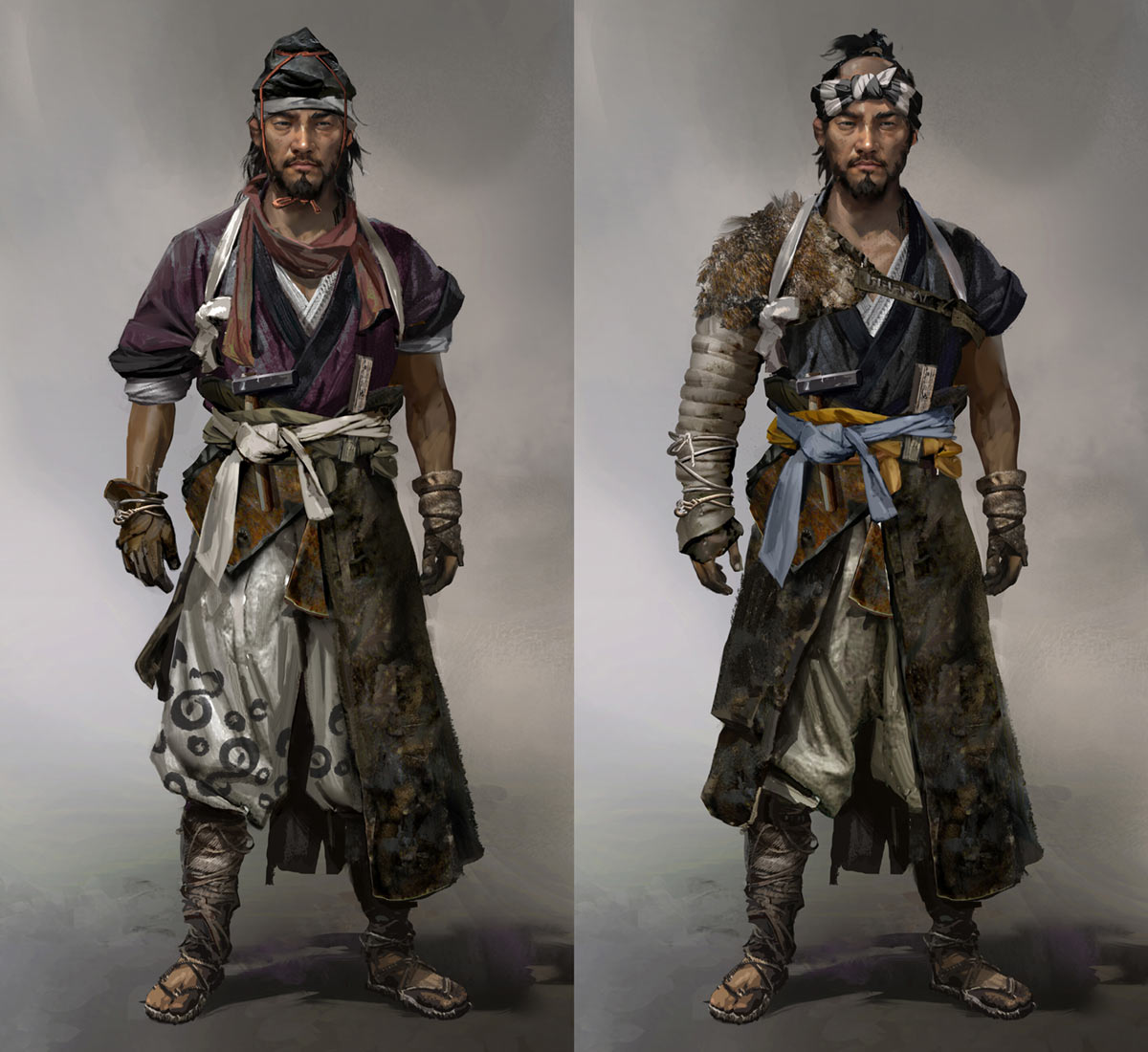 Taka's Clothing Art from Ghost of Tsushima