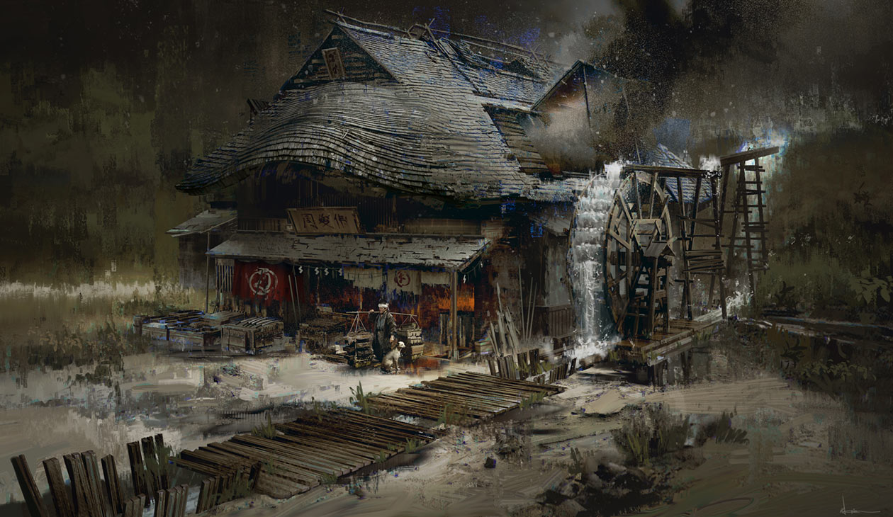 Taka Forge in Komatsu Art from Ghost of Tsushima