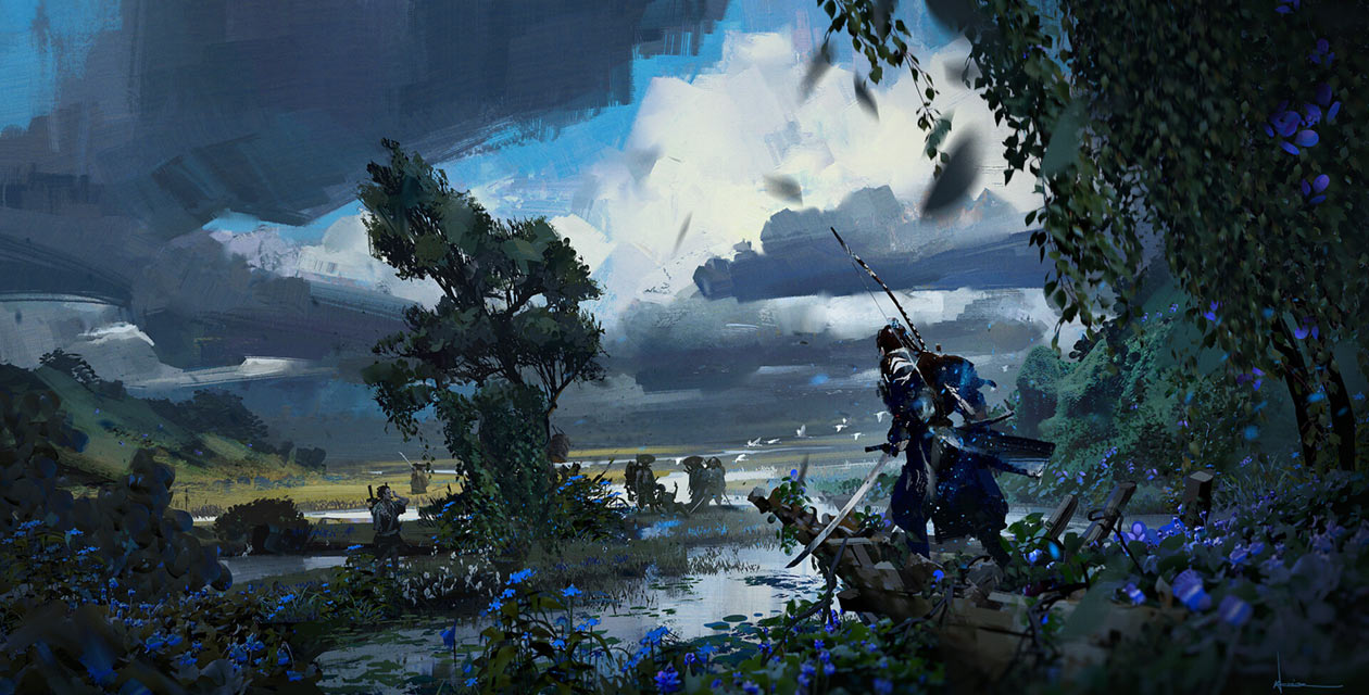 Toyotama Biome Art from Ghost of Tsushima