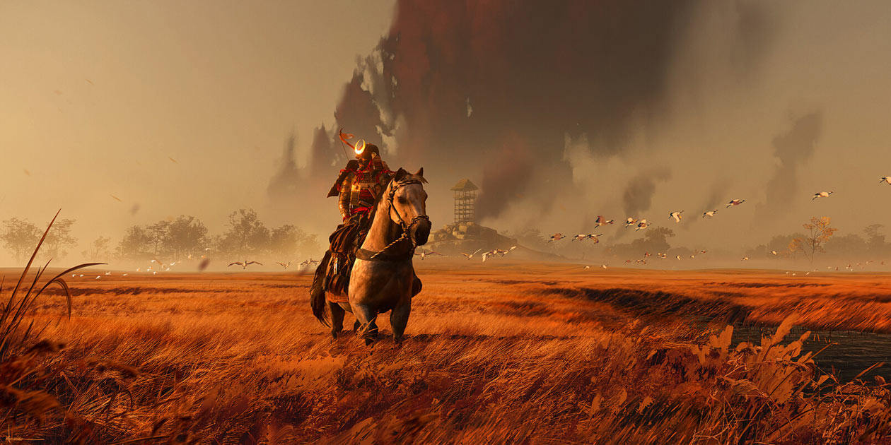 Toyotama Fields Art from Ghost of Tsushima