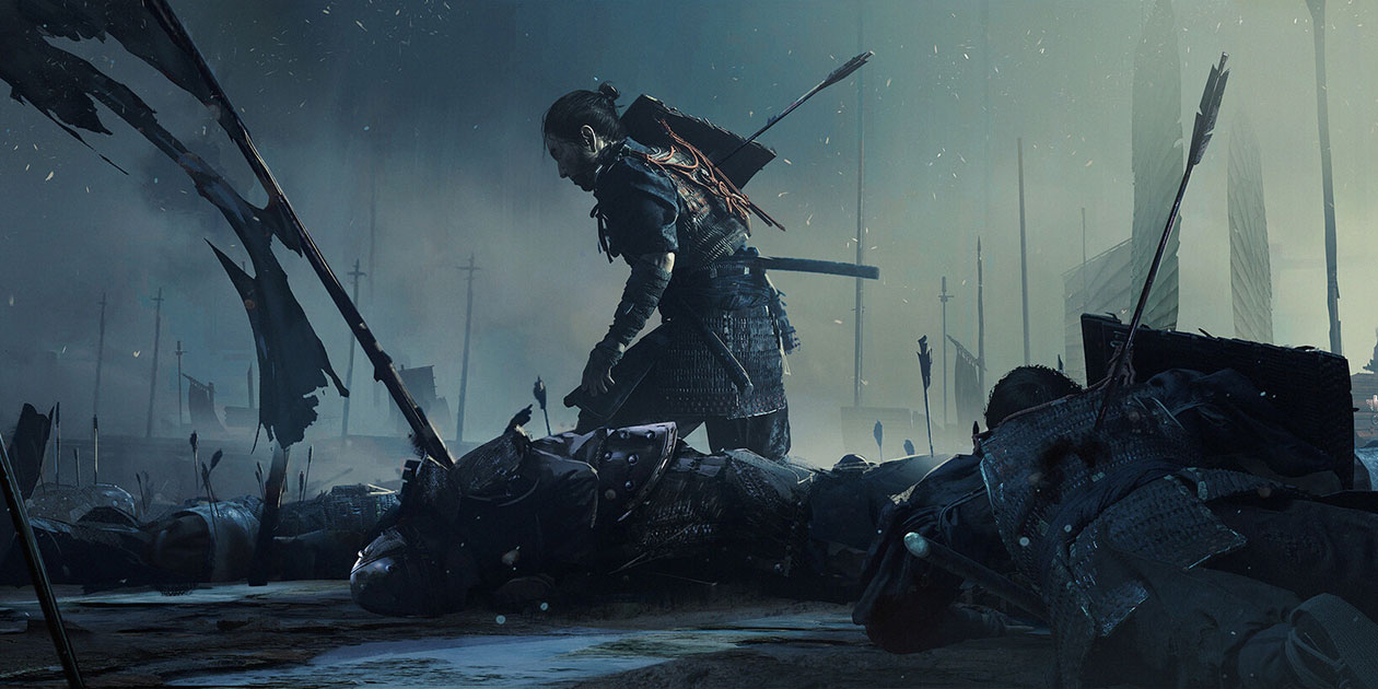 Trailer Concept Art from Ghost of Tsushima