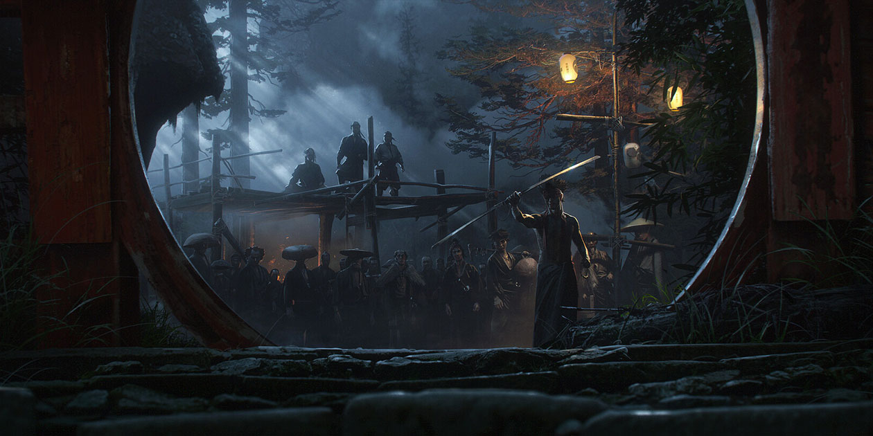 Umugi Cove Bandits Art from Ghost of Tsushima