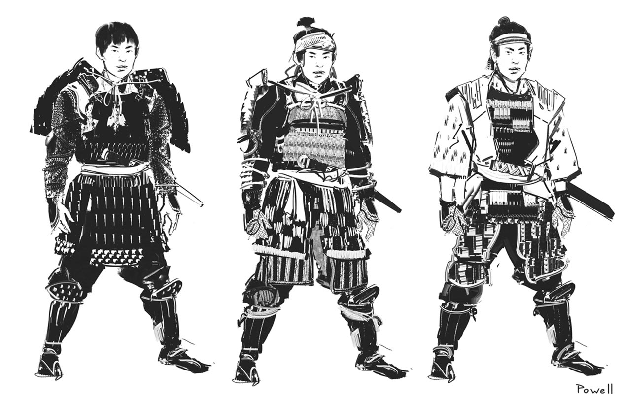 Young Jin Sakai Art from Ghost of Tsushima