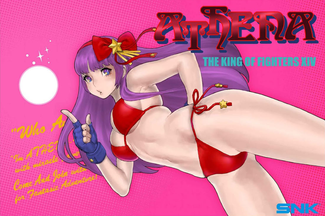 Athena Art by Daisuke Nakazawa from The King of Fighters XIV