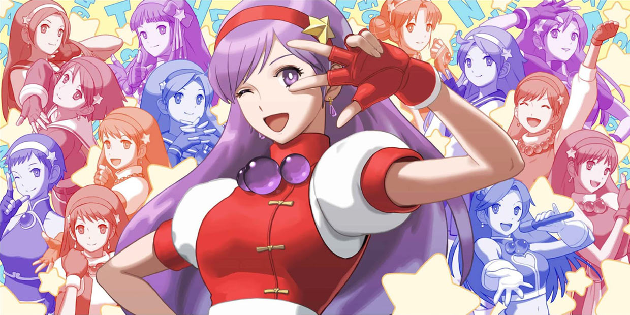 Athena Art by Ogura from The King of Fighters XIV