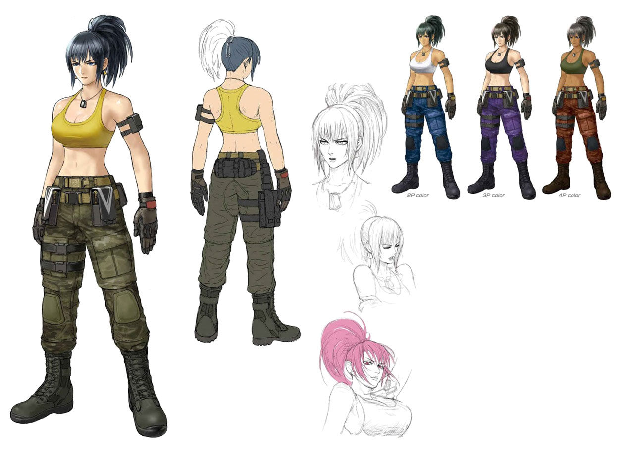 Leona Heidern Art from The King of Fighters XIV