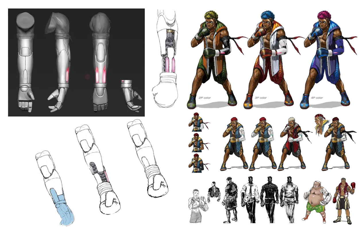 Nelson Prosthetic Arm Art from The King of Fighters XIV