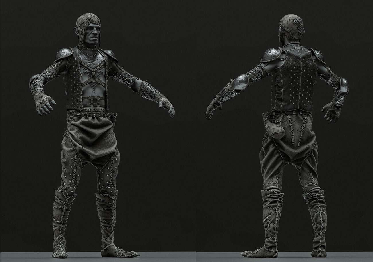 Brigand Ranger Art from Mortal Shell