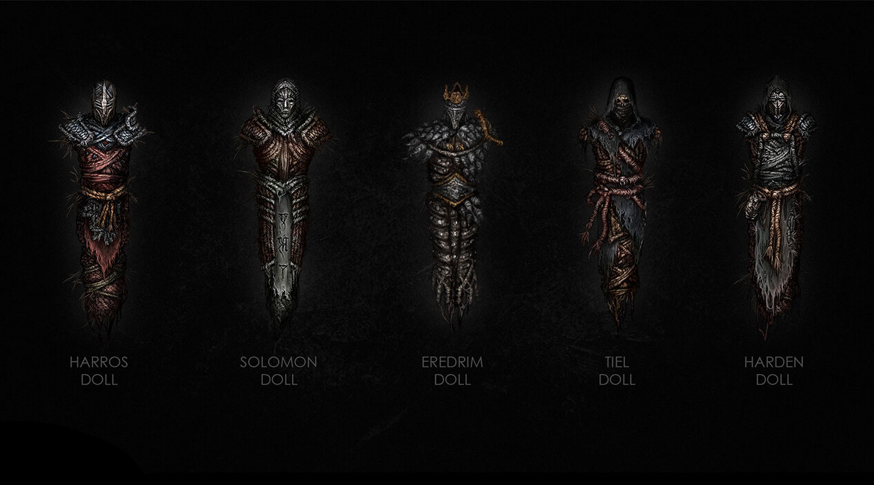 Dolls Concept Art from Mortal Shell