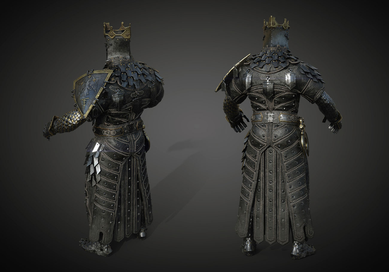 Eredrim Backside Art from Mortal Shell