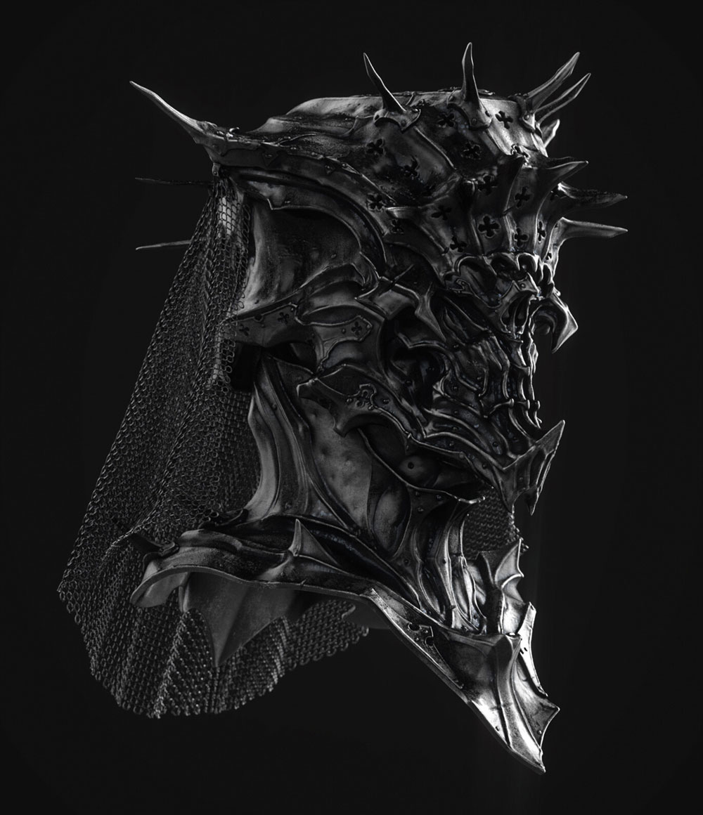 Tarsus Head Art from Mortal Shell