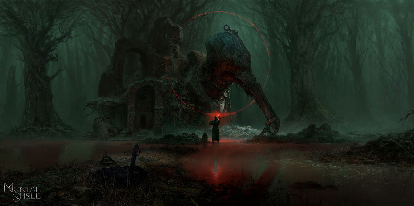 The Old Prisoner Promo Art from Mortal Shell