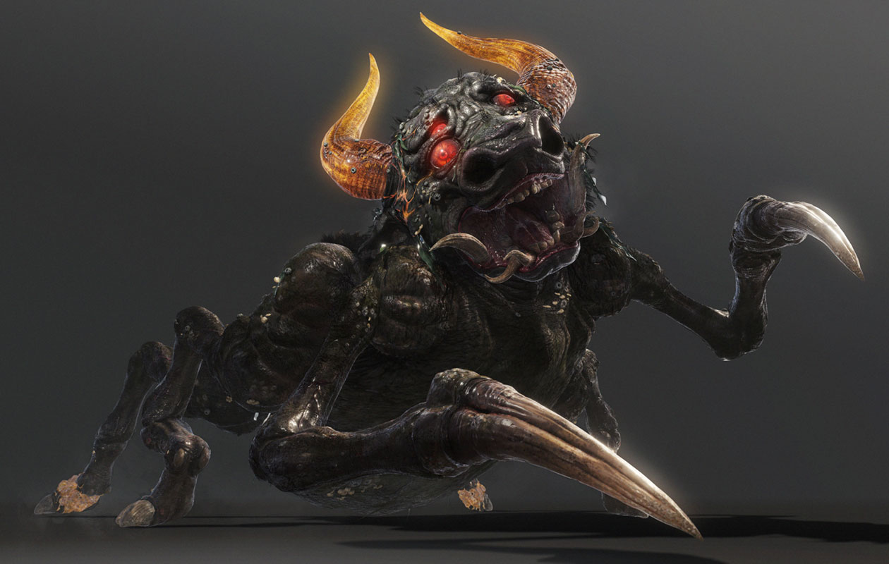 Gyuki Art from Nioh 2