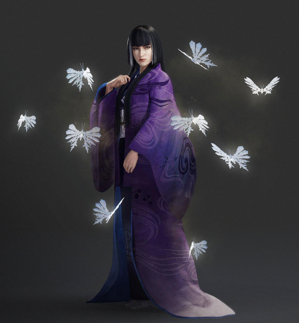 Princess Noh Art from Nioh 2