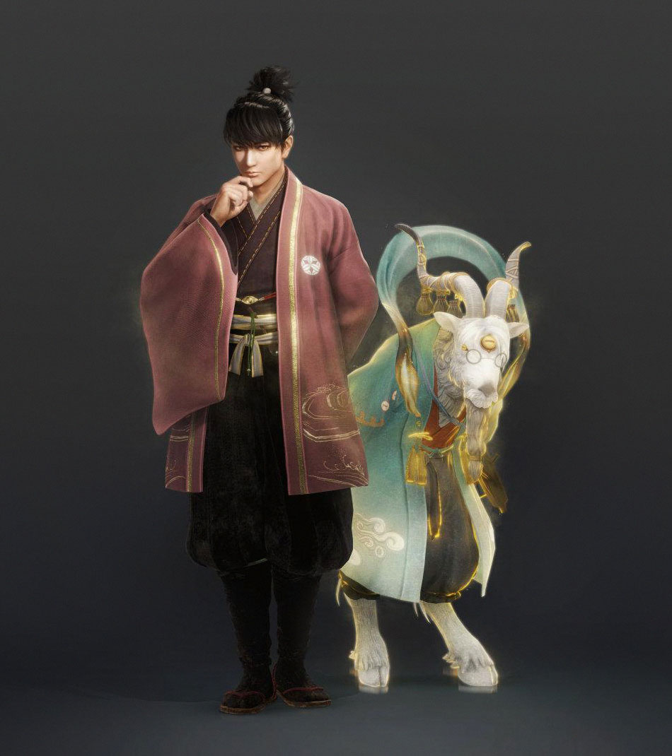 Takenaka Hanbei Art from Nioh 2