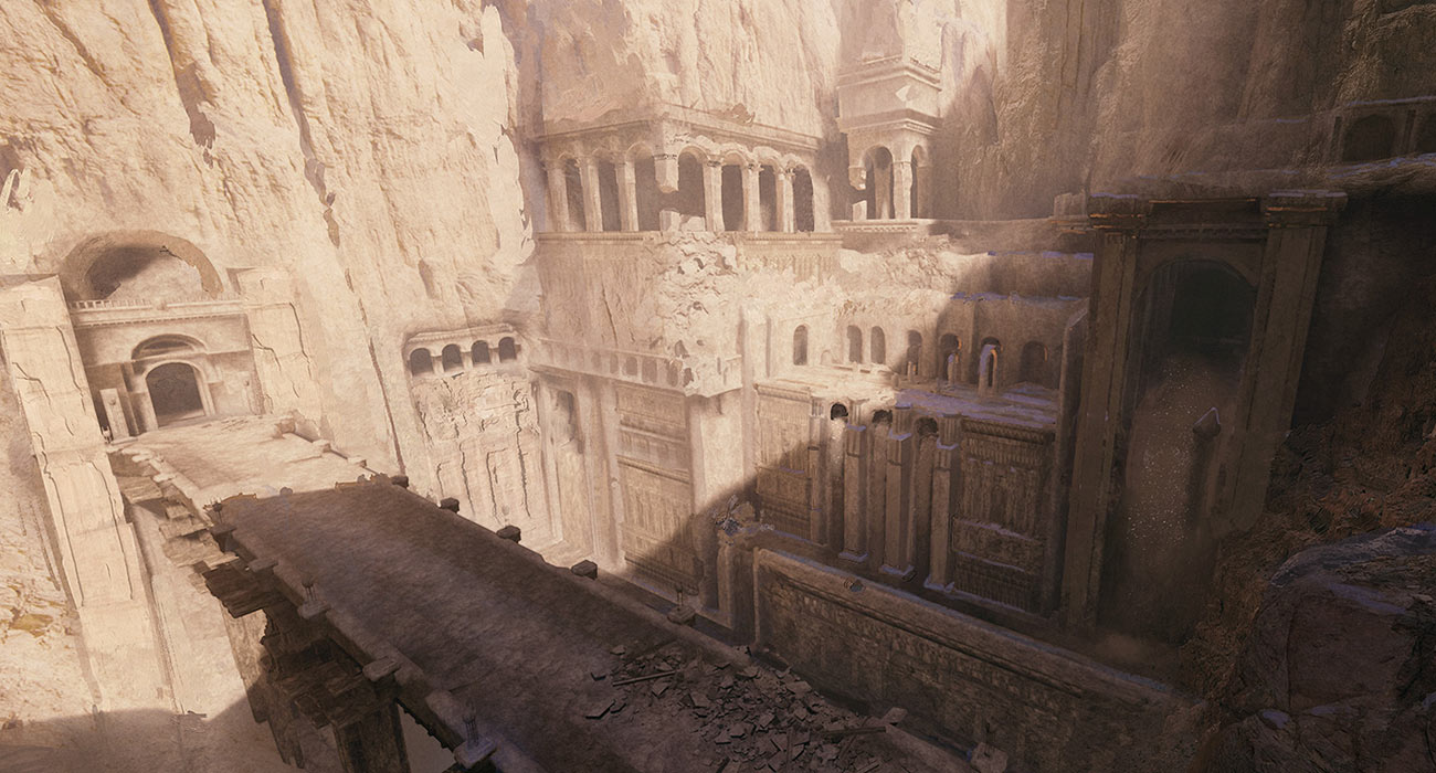 Barren Temple Art from NieR Replicant ver.1.22474487139...