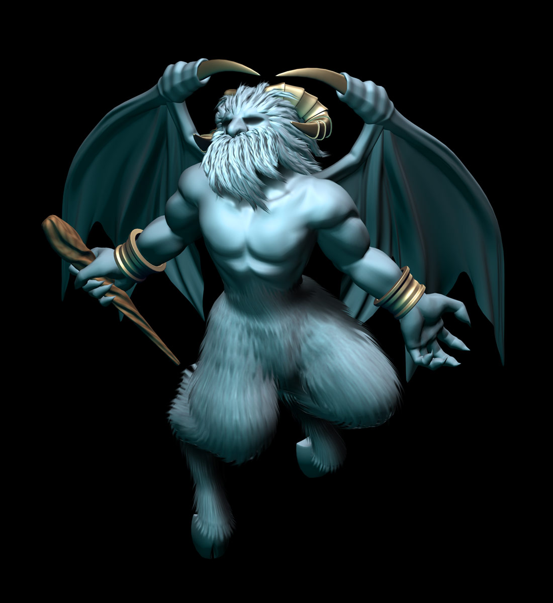 Dark Asmode Art from Ogre Battle 64