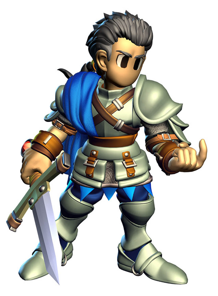 Diomedes Rangue Art from Ogre Battle 64