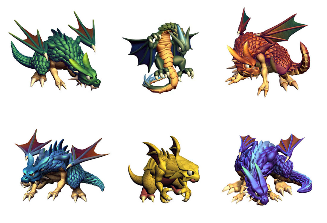 Dragon Troops Art from Ogre Battle 64