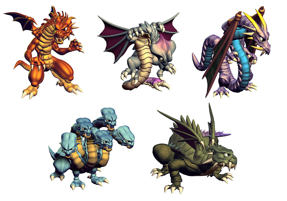 Dragon Troops Artwork from Ogre Battle 64