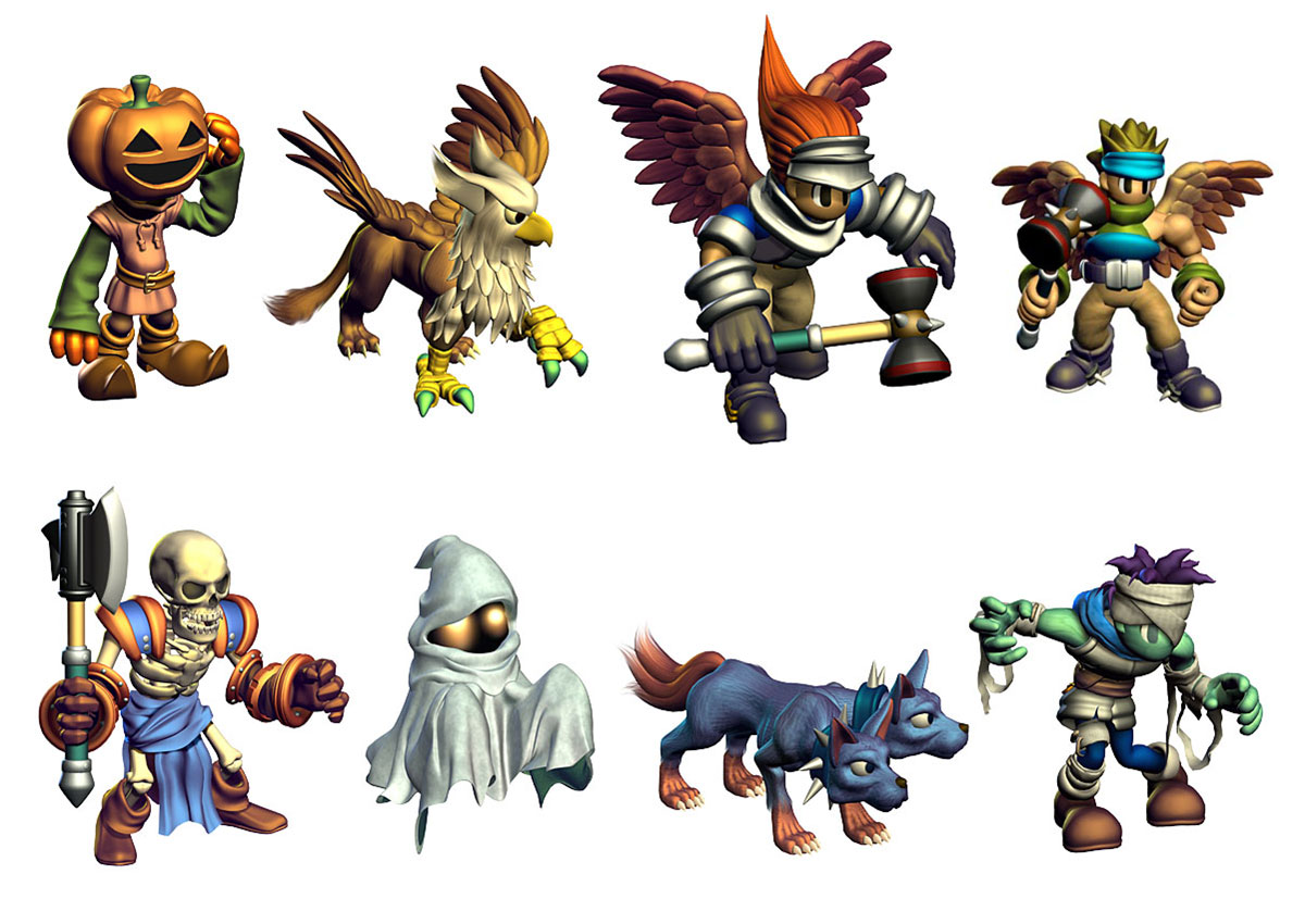 Non-human Troops Art from Ogre Battle 64