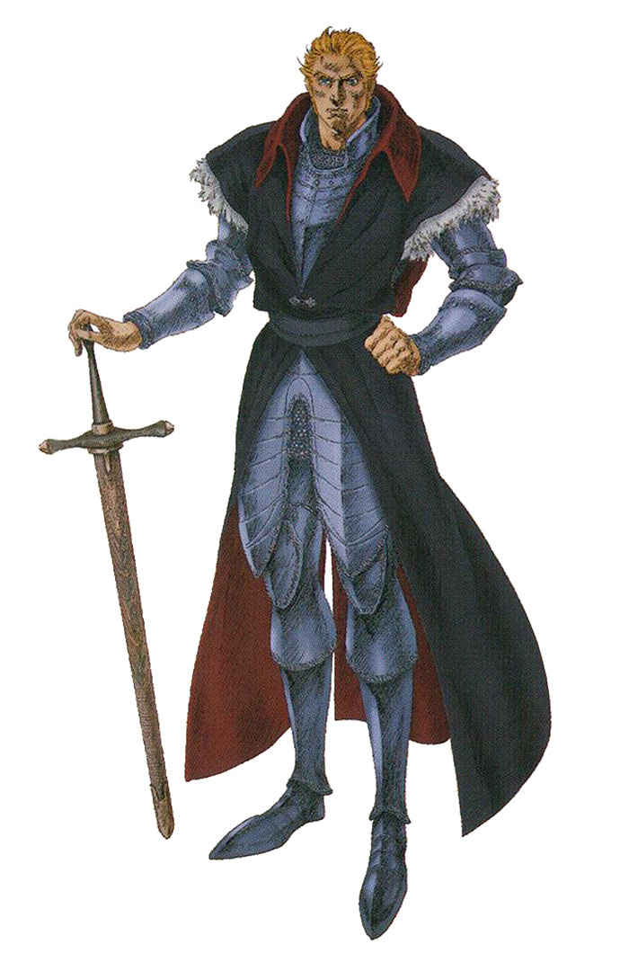 Richard Glendale Artwork from Ogre Battle 64