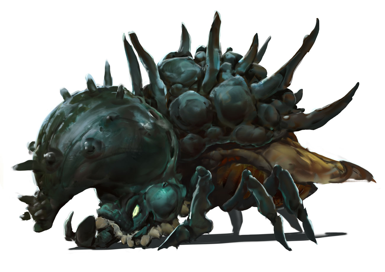Hornbug Boss Art from Ori and the Will of the Wisps