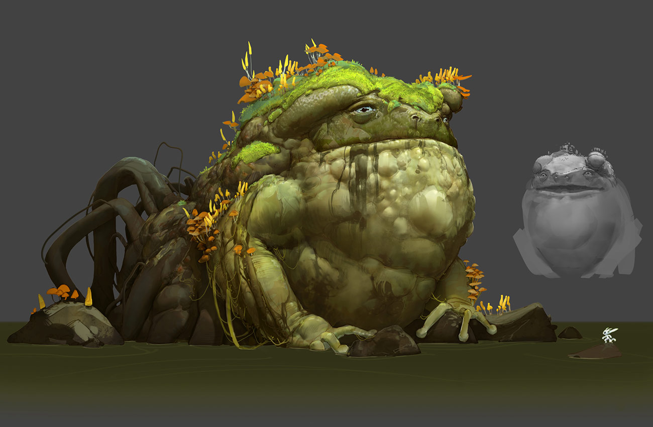 Kwolok Art from Ori and the Will of the Wisps