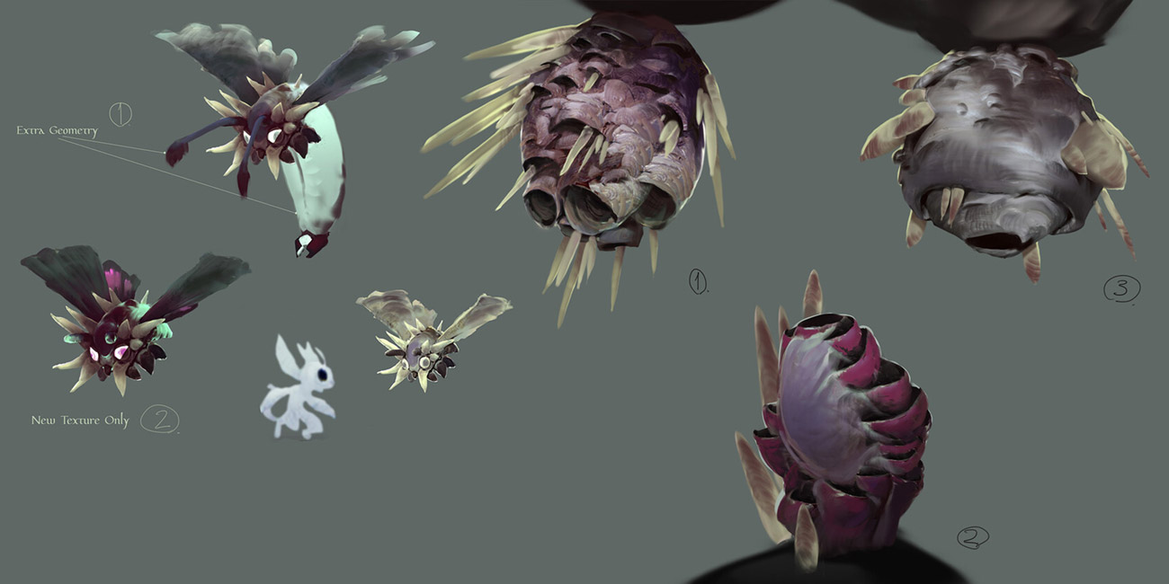 Moth Hive Art from Ori and the Will of the Wisps