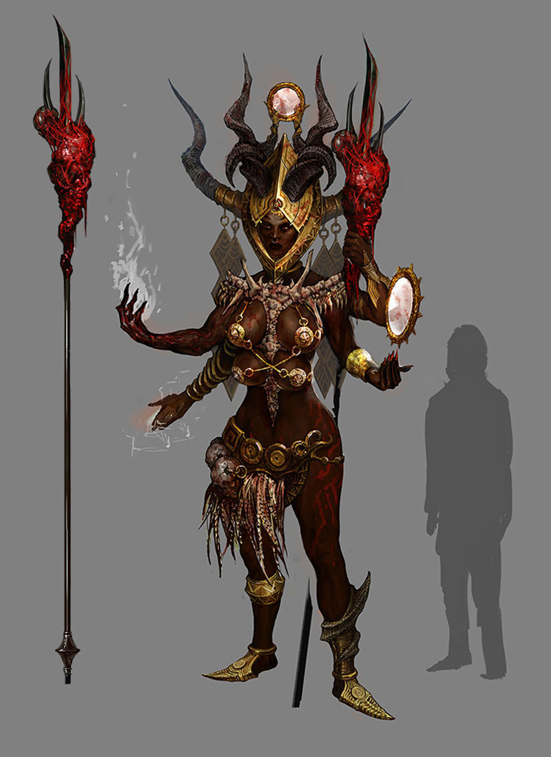 Atziri Art from Path of Exile