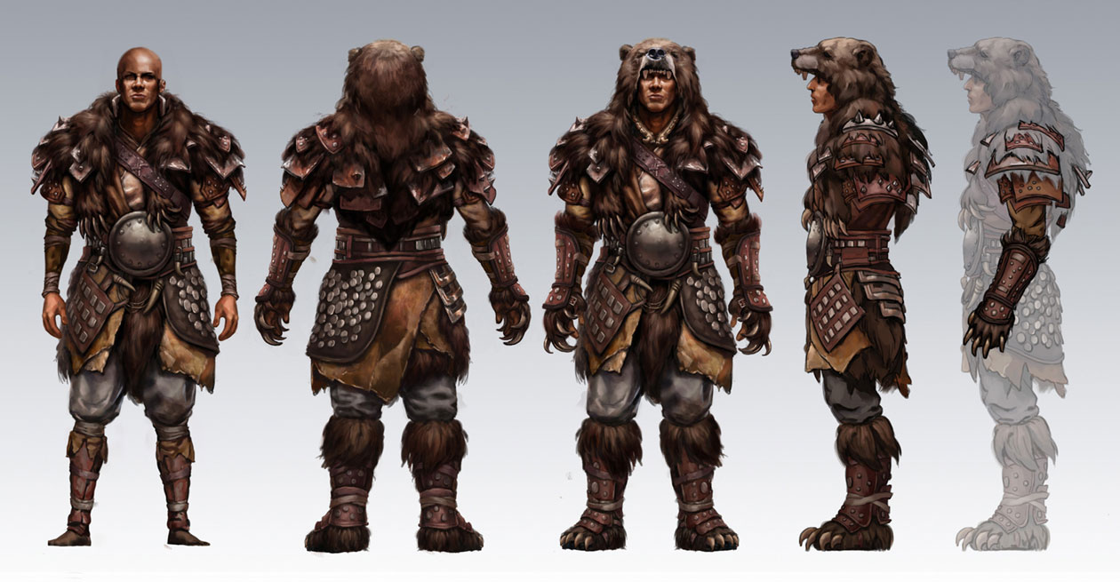 Bear Armor Art from Path of Exile