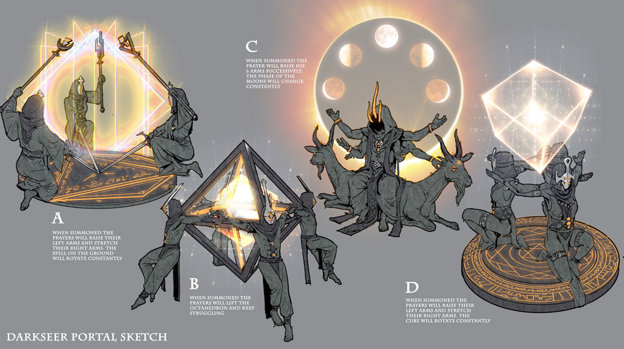 Darkseer Portal Sketch from Path of Exile