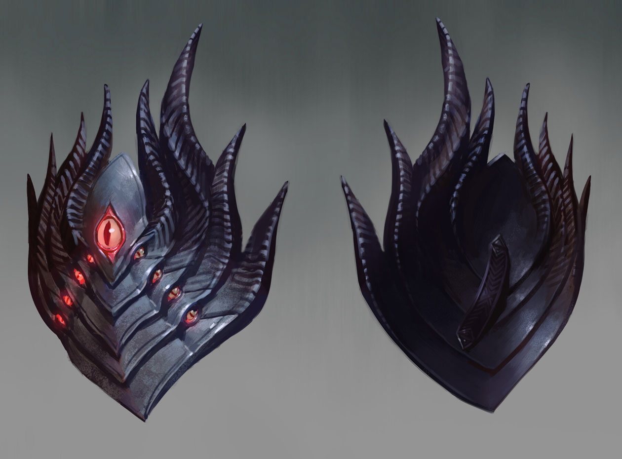 Demon King Shield Art from Path of Exile